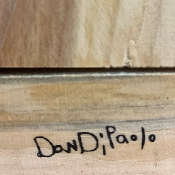 Don Dipa Rustic Metal Broken Heart Wall Art Forgive Message Artist Signed FIRM$ - Picture 3 of 10